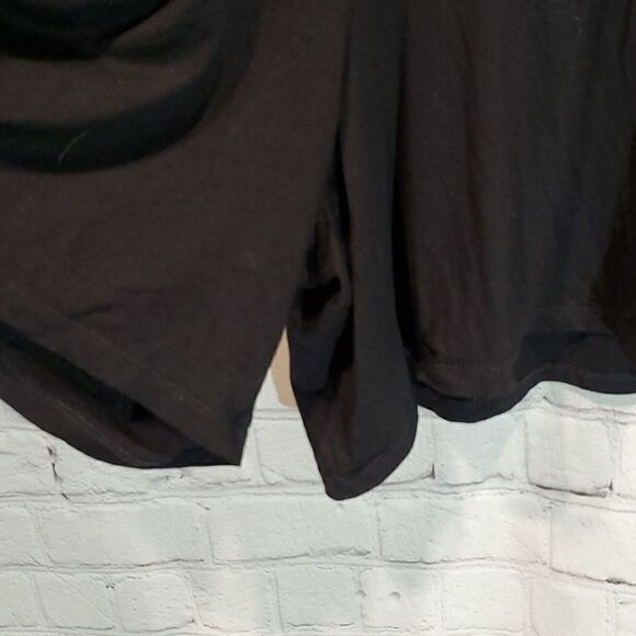 asos curve black elbow sleeve shorts romper - Picture 5 of 6